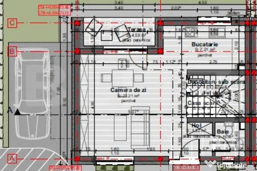 Duplex 4 camere, 120mp, 200 teren, proiect finalizat, zona T - Floresti (Cluj) - 8