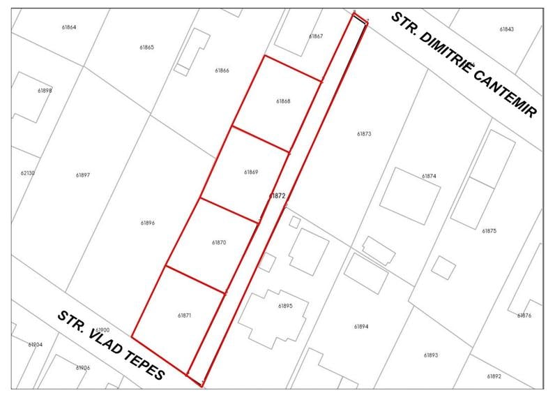 Teren Construcții intravilan de 1233 mp, în Afumați