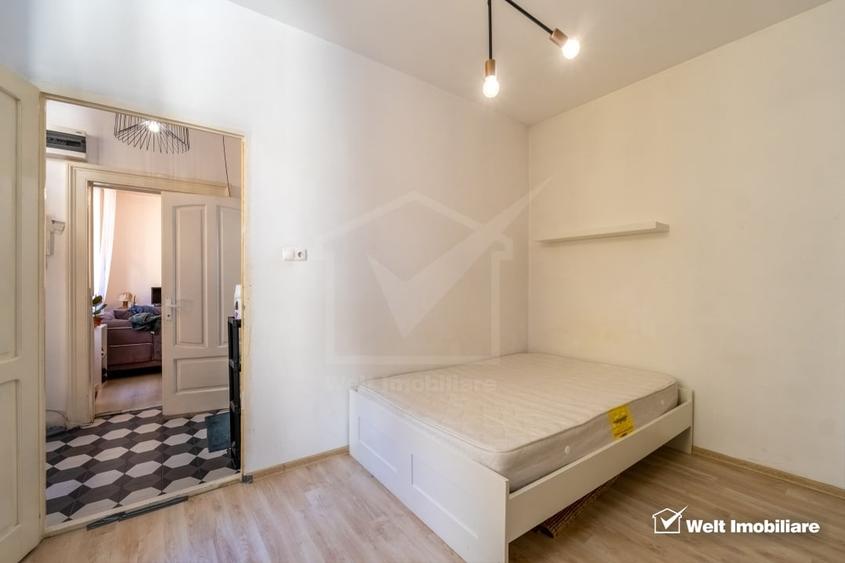 Apartament cu 3 camere semidecomandat, mobilat în Central