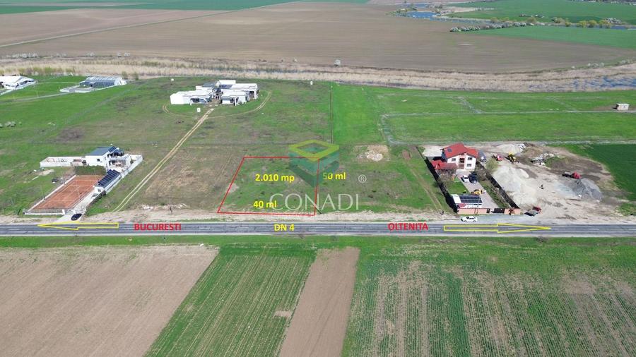 Teren Construcții intravilan de 2010 mp, în Frumușani