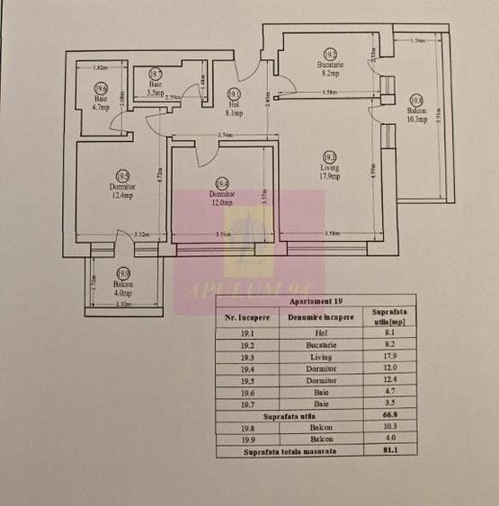 Apartament cu 3 camere decomandat în Theodor Pallady