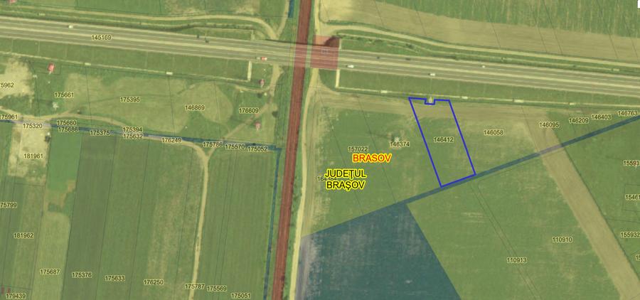 Teren Construcții intravilan de 2650 mp, în Rulmentul