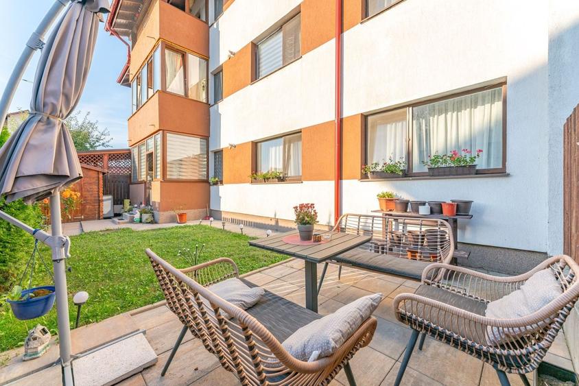 Apartament cu 3 camere decomandat, mobilat în Sânpetru