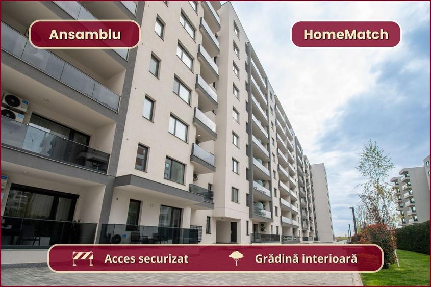 Garsonieră decomandată, mobilată în Pipera