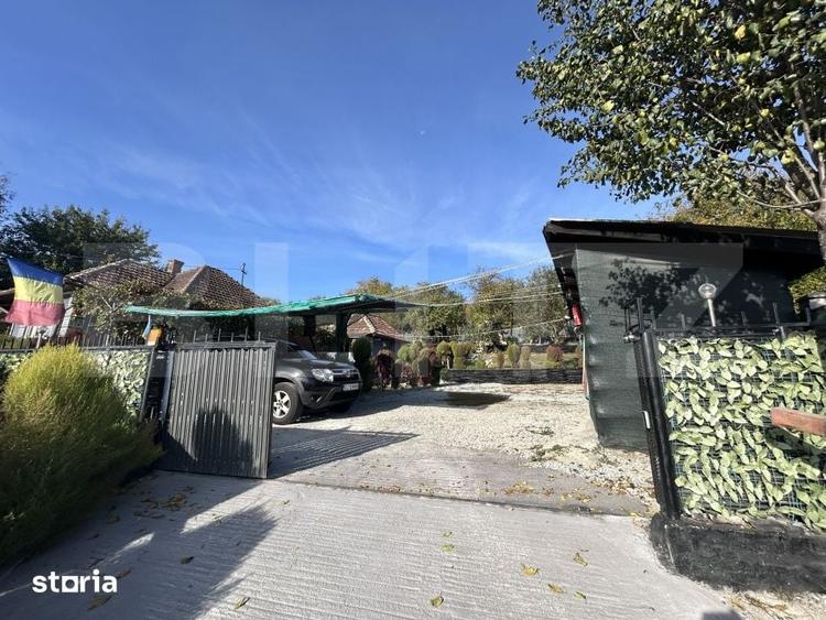 Casă cu 2 camere cu Teren 1000 Mp în Central