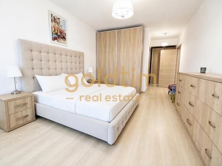 Apartament cu 3 camere semidecomandat, mobilat în Pipera