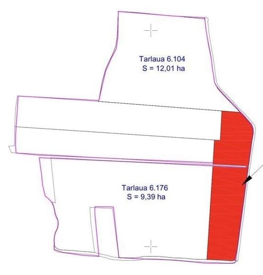 Teren de 214000 mp, în Central