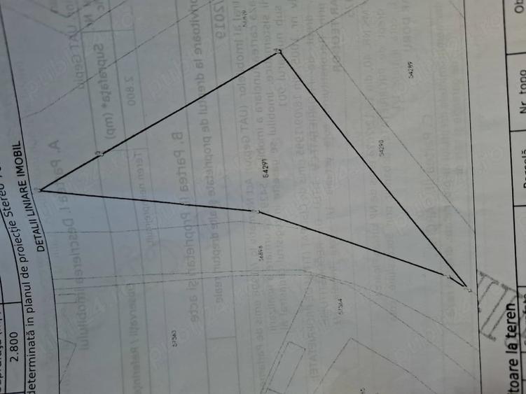 Teren de 2800 mp, în Gepiu