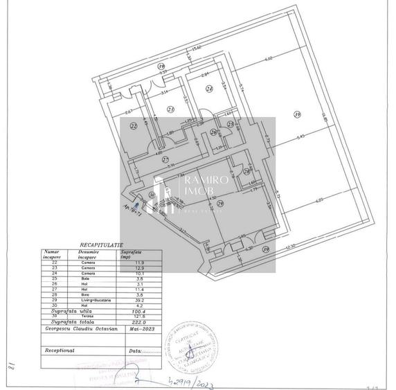 Apartament cu 3 camere decomandat, mobilat în Vitan