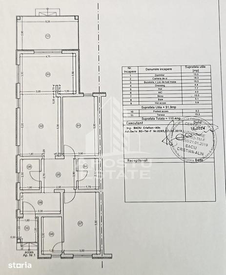 Casă cu 3 camere cu Teren 390 Mp în Central