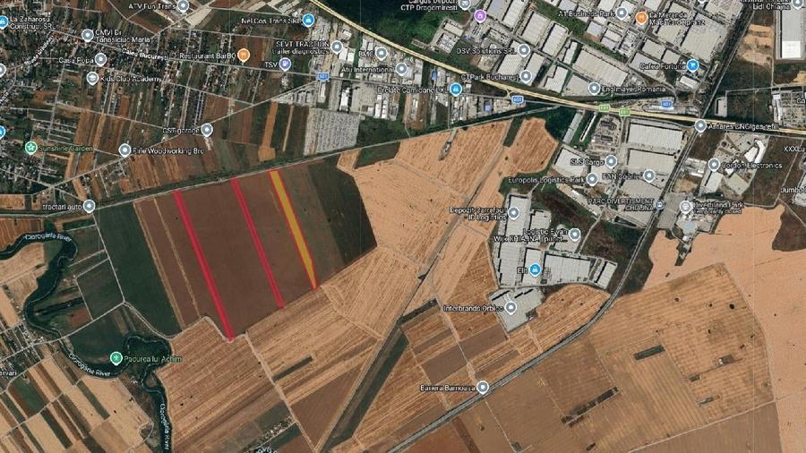 Teren agricol intravilan de 160000 mp, în Ciorogârla