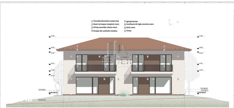 Casă cu 5 camere cu Teren 365 Mp în Chinteni