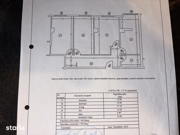 Apartament cu 3 camere decomandat în 9 Mai