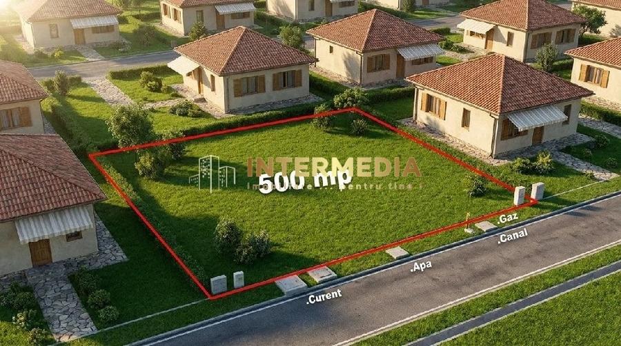 Teren Construcții intravilan de 500 mp, în Cetate