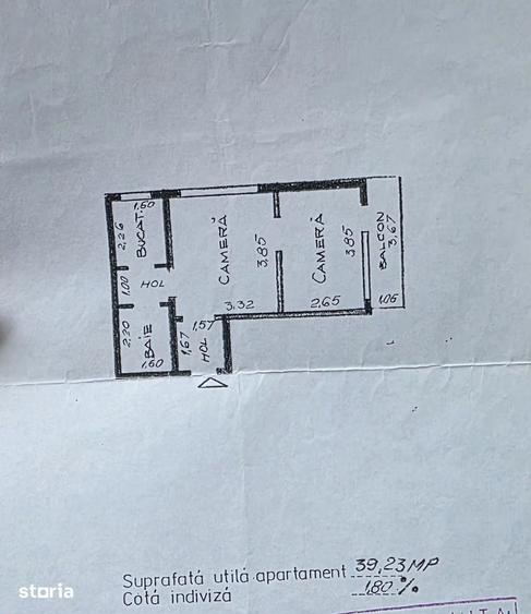 Etaj 2-Tatarasi Dispecer-2 Camere 39mp-bloc fara risc - 6