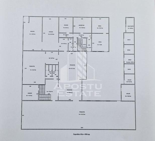 Spațiu comercial, de 1,050 mp, în Șagului