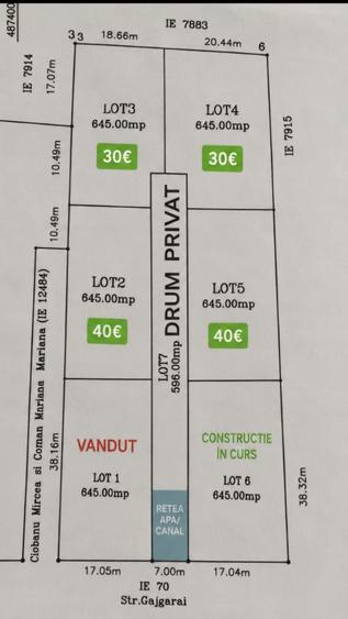 Spațiu comercial, în Albota