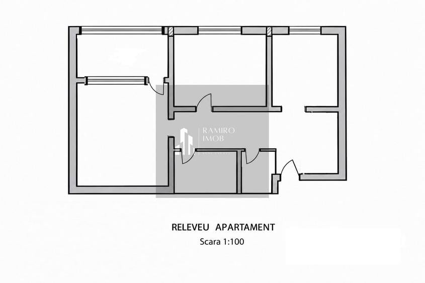 Apartament cu 2 camere decomandat, mobilat în Tineretului