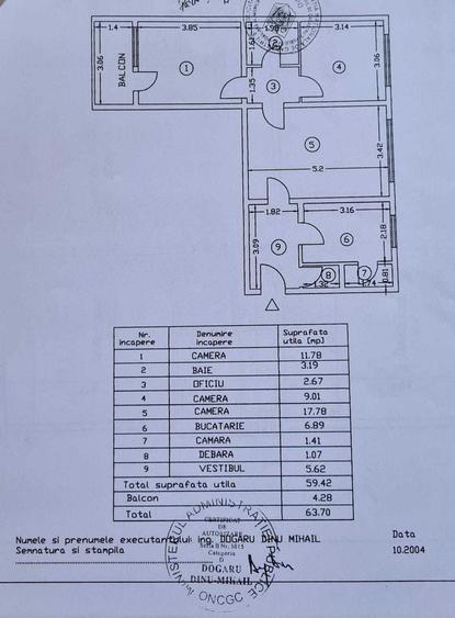 Apartament cu 3 camere semidecomandat, mobilat în Drumul Taberei