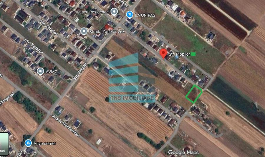Teren Construcții intravilan de 550 mp, în Berceni