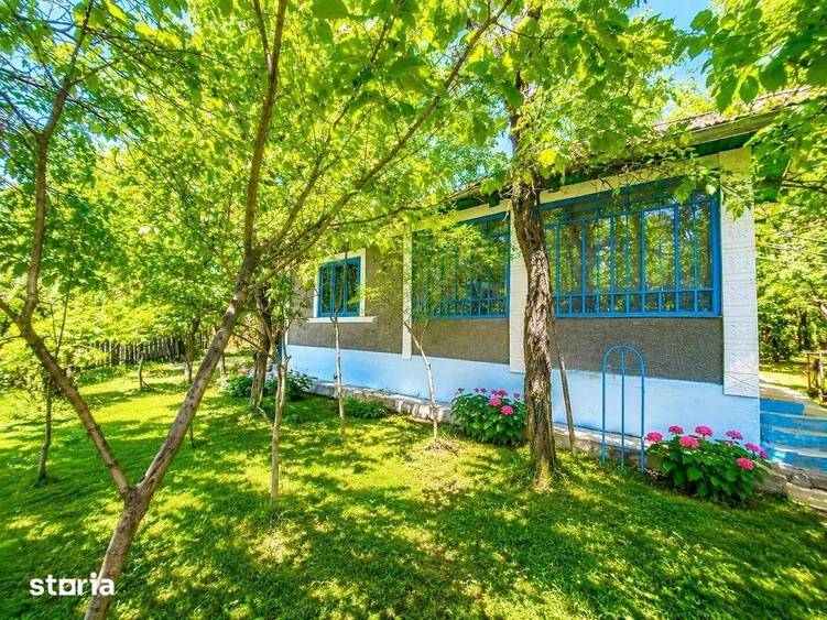 Casă cu 2 camere cu Teren 3000 Mp în Podu Roș