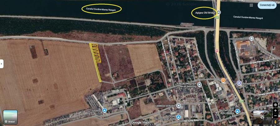 Teren Construcții intravilan de 500 mp, în Agigea