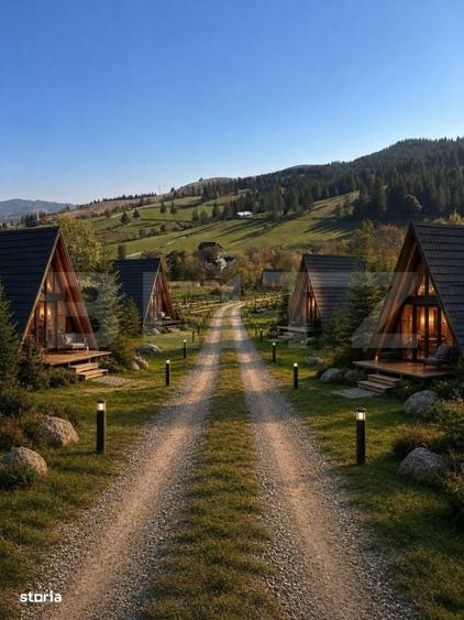 Cabana A-Frame , 87 mp, Teren 400 mp - Manastirea Humorului - 2