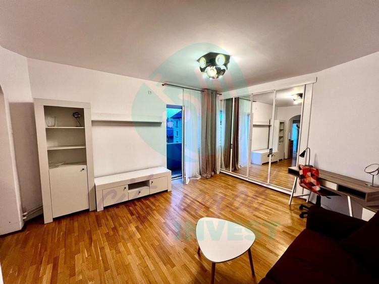 Apartament cu 2 camere semidecomandat, mobilat în Cotroceni