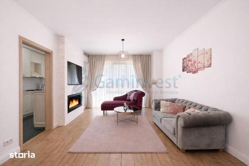 Apartament cu 2 camere, mobilat în Nufărul