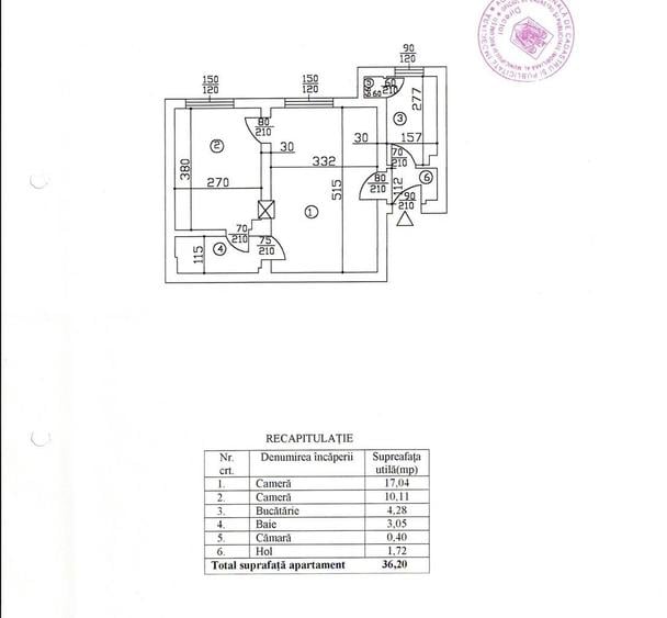 Apartament cu 2 camere semidecomandat, mobilat în Floreasca