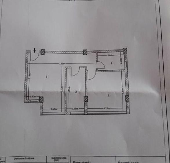 Apartament cu 2 camere decomandat în Paltin
