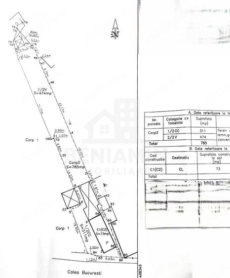 Casă cu 5 camere cu Teren 785 Mp în Bordei