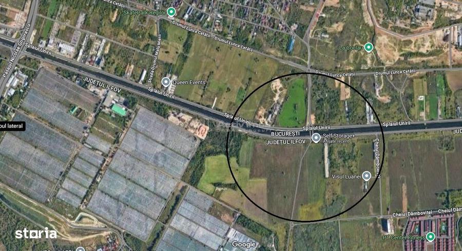 Teren de 46094 mp, în Splaiul Unirii