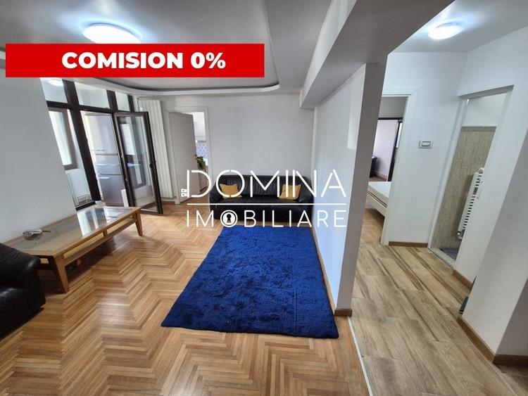 Apartament cu 3 camere semidecomandat, mobilat în Central