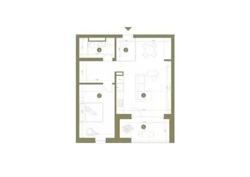 Apartament cu 2 camere în Pârneava