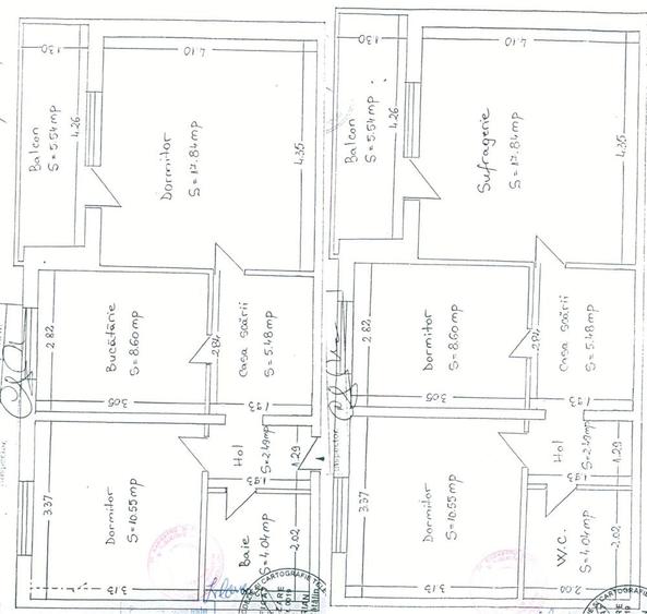 Apartament cu 5 camere decomandat în Exterior Vest