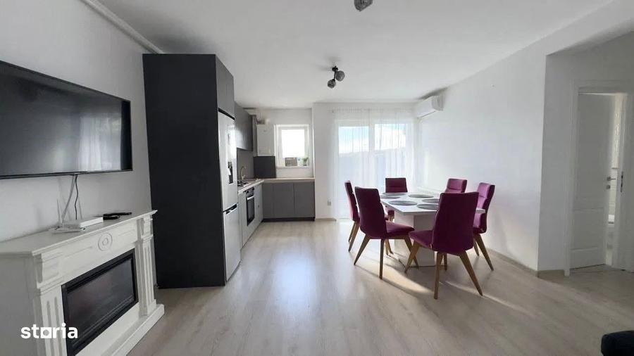 Apartament cu 3 camere semidecomandat, mobilat în Florești