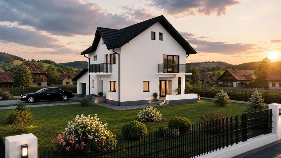 Casă cu 4 camere în Moara