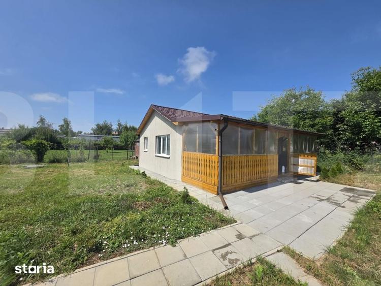 Casă cu 2 camere cu Teren 1234 Mp în Central