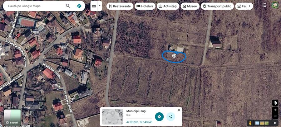 Teren Construcții intravilan de 650 mp, în Bucium