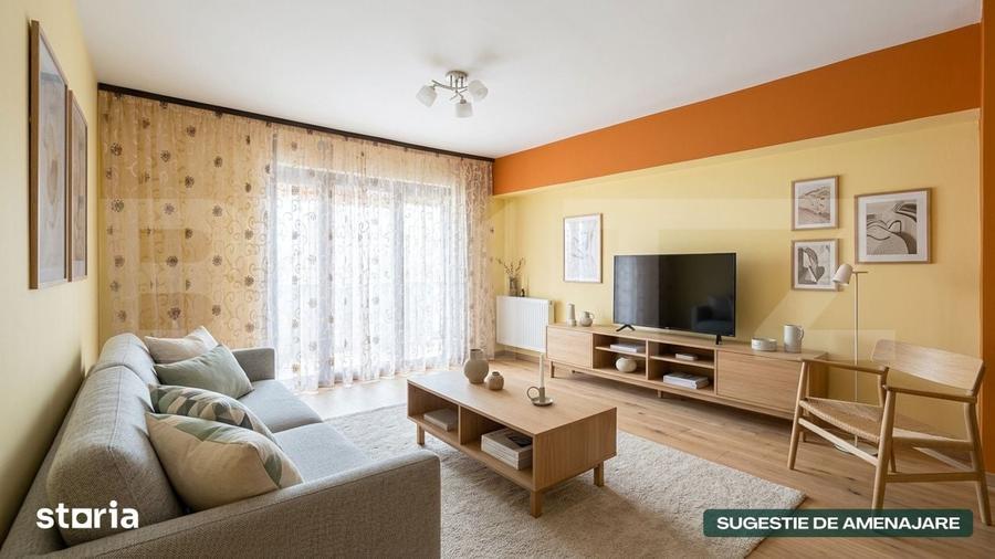 Apartament cu 3 camere decomandat în Central
