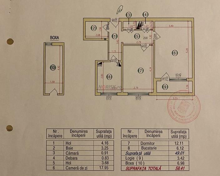 Apartament cu 2 camere decomandat, mobilat în Theodor Pallady