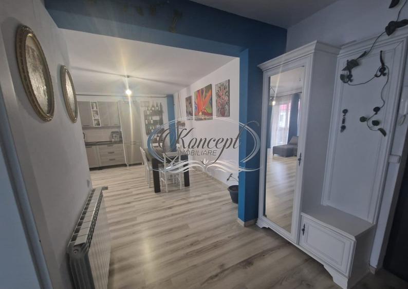 Apartament cu 2 camere semidecomandat, mobilat în Florești