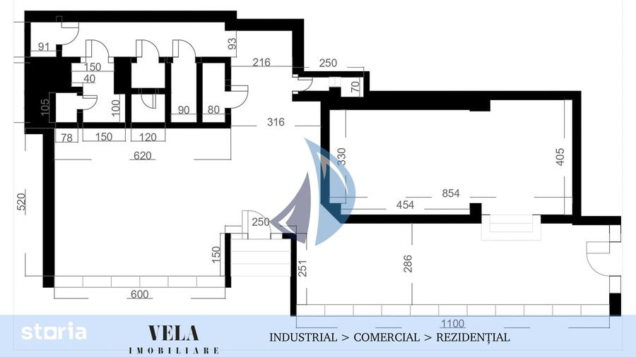 Spațiu comercial, de 147 mp, în 7 Noiembrie