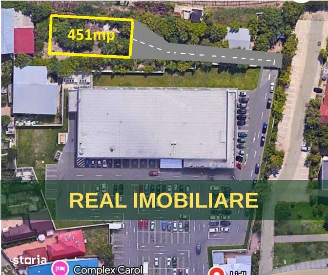 Teren de 451 mp, în Unirii Sud