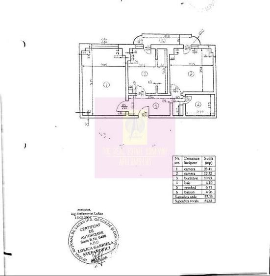 Apartament cu 2 camere decomandat, mobilat în Calea Călărașilor