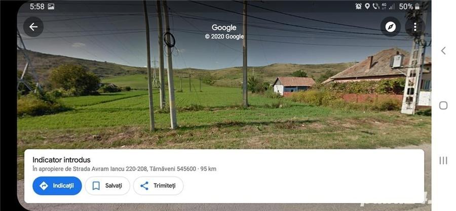 Teren de 1800 mp, în Vest