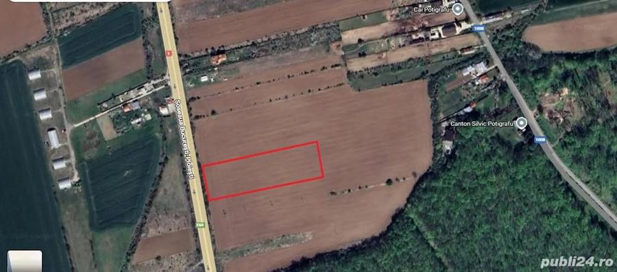 Teren de 7500 mp, în Ciolpani