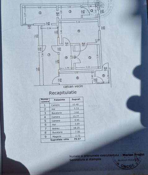 Casă individuală cu 3 camere cu Canalizare în Rahova
