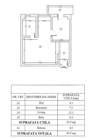 Garsonieră în Valea Lupului
